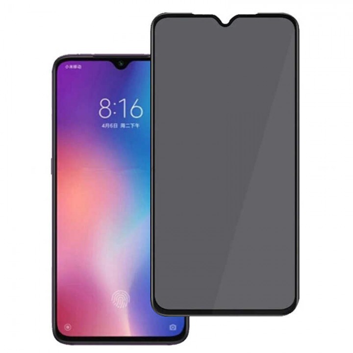 Oppo A15 Davin 5D Privacy Cam Ekran Koruyucu