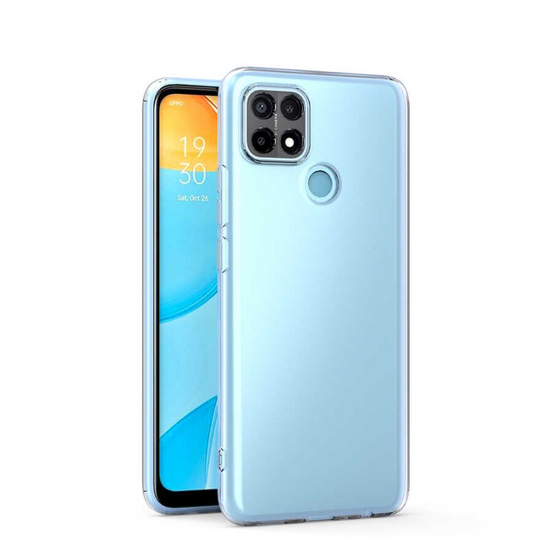 Bal-z Oppo A15 Kılıf  Kamera Korumalı Süper Silikon Kapak