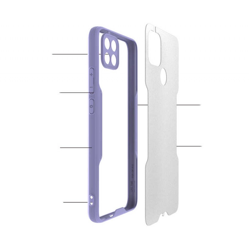 Bal-z Oppo A15 Kılıf  Parfe Kapak