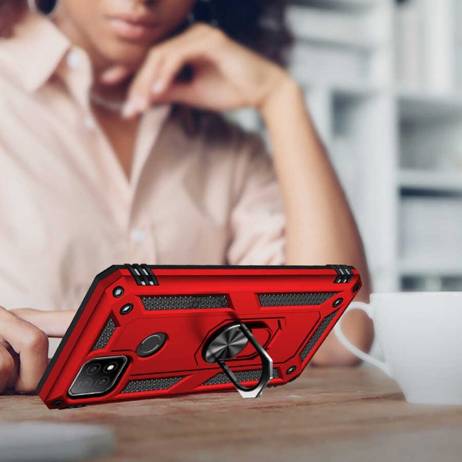 Oppo A15 Kılıf Zore Vega Kapak Oppo A15 Kılıf Zore Vega Kapak