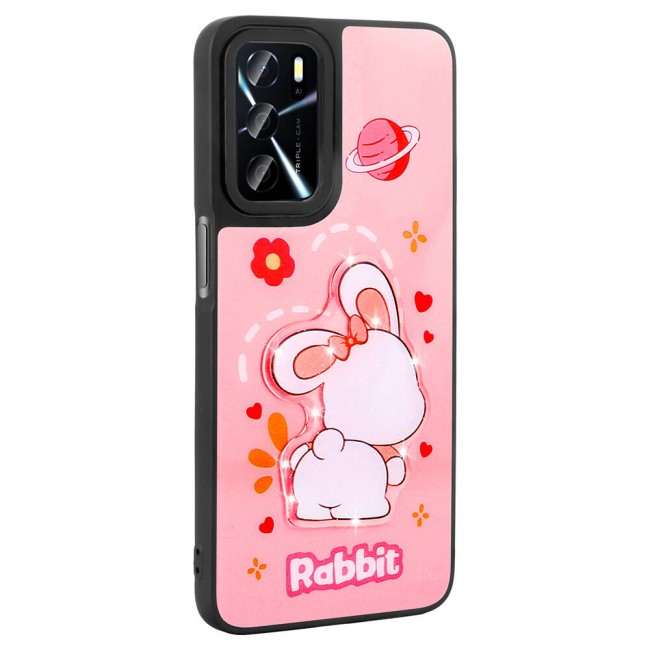 Oppo A16 Case Shining Embossed Zore Amas Silicone Cover with Iconic Figure Oppo A16 Case Shining Embossed Zore Amas Silicone Cover with Iconic Figure
