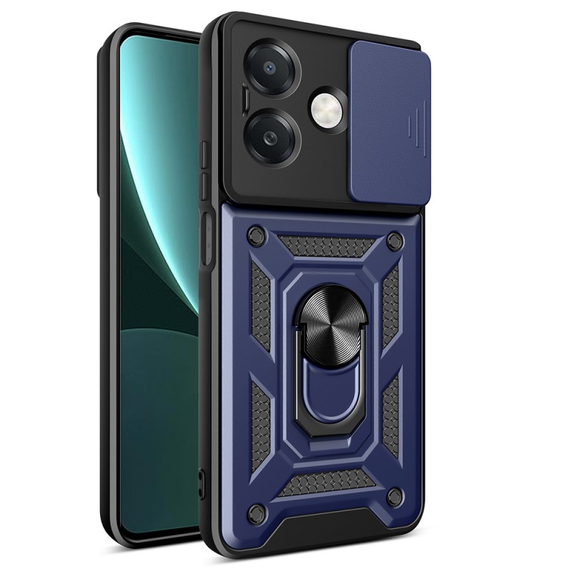 Bal-z Oppo A3 Kılıf Magnetik Standlı Kamera Korumalı  Sürgülü Vega Kapak