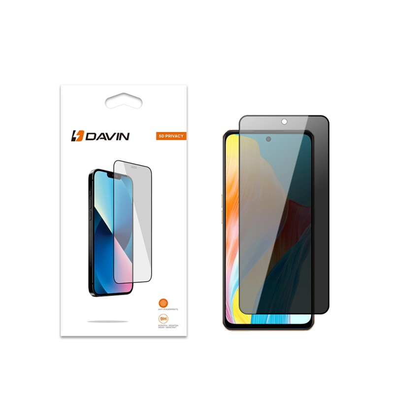 Bal-z Oppo A38 Davin 5D Privacy Cam Ekran Koruyucu
