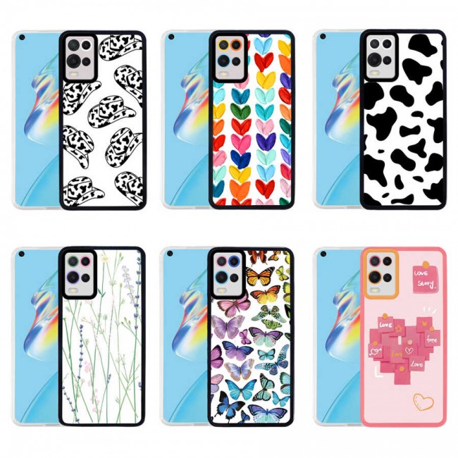 Oppo A54 4G Kılıf Zore M-Fit Desenli Kapak Oppo A54 4G Kılıf Zore M-Fit Desenli Kapak