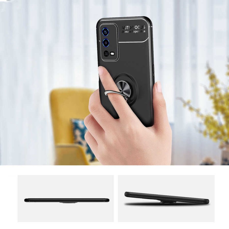 Bal-z Oppo A55 4G Kılıf  Ravel Silikon Kapak