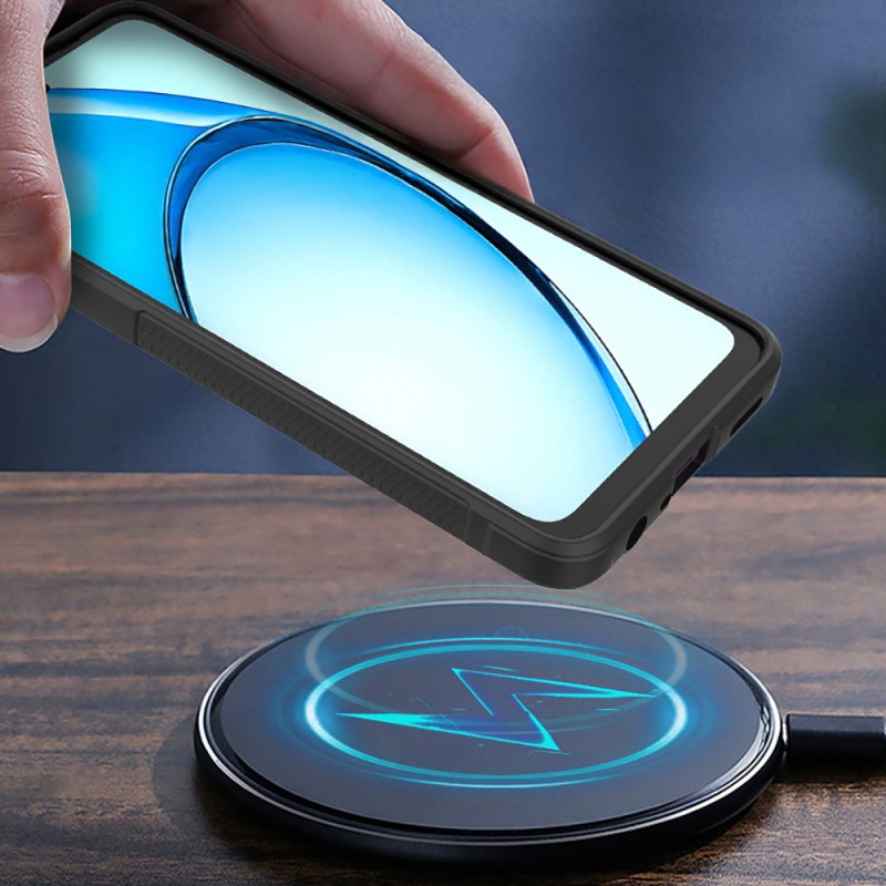 Bal-z Oppo A60 Kılıf Esnek TPU Oyuklu Arka Yüzey Tasarımlı Zore Etnik Silikon Kapak