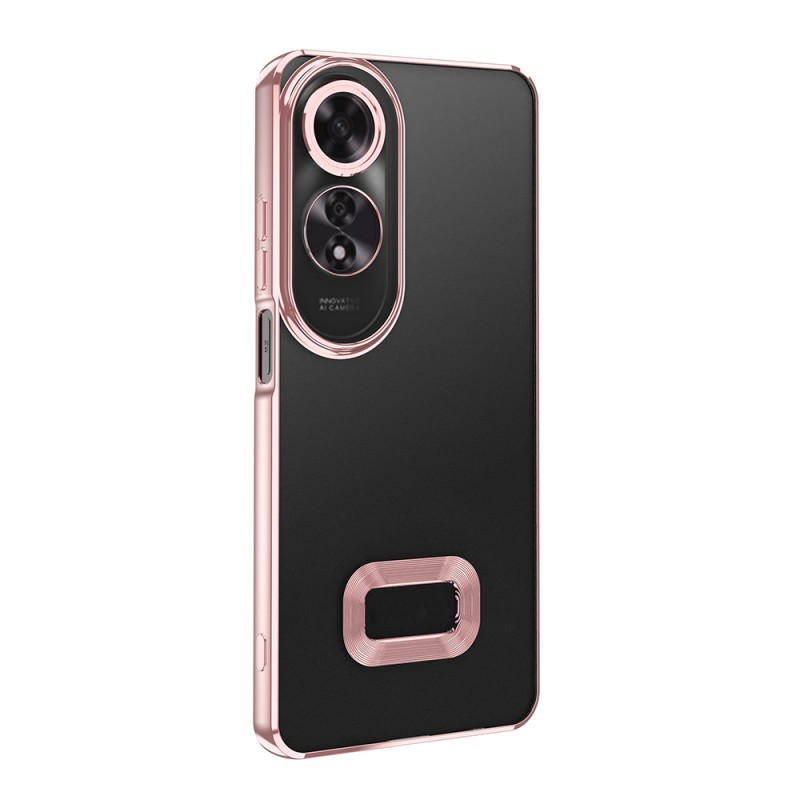 Bal-z Oppo A60 Kılıf Kamera Korumalı Logo Gösteren Zore Omega Kapak