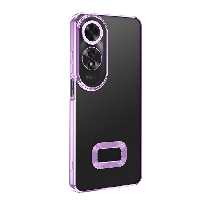 Bal-z Oppo A60 Kılıf Kamera Korumalı Logo Gösteren Zore Omega Kapak