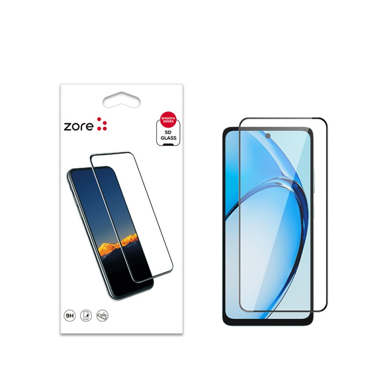 Bal-z Oppo A60 Zore Kenarları Kırılmaya Dayanıklı Cam Ekran Koruyucu