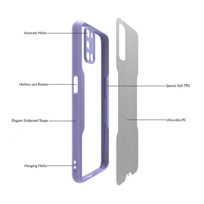 Oppo A72 Kılıf Zore Parfe Kapak Oppo A72 Kılıf Zore Parfe Kapak