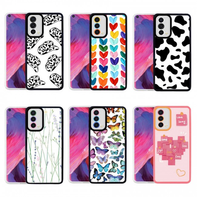 Oppo A74 4G Kılıf Zore M-Fit Desenli Kapak Oppo A74 4G Kılıf Zore M-Fit Desenli Kapak