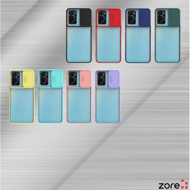 Oppo A76 Kılıf Zore Lensi Kapak Oppo A76 Kılıf Zore Lensi Kapak