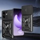 Oppo Reno 13F 5G Kılıf Magnetik Standlı Kamera Korumalı Zore Sürgülü Vega Kapak
