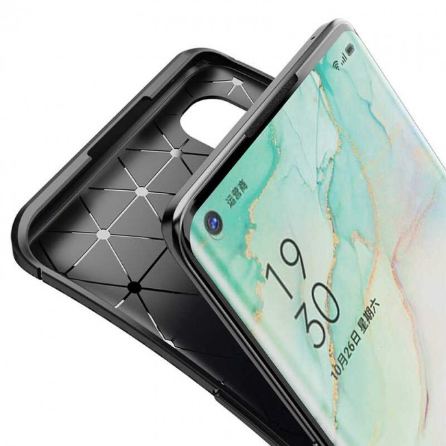 Oppo Reno 3 Pro 5G Kılıf Zore Negro Silikon Kapak Oppo Reno 3 Pro 5G Kılıf Zore Negro Silikon Kapak