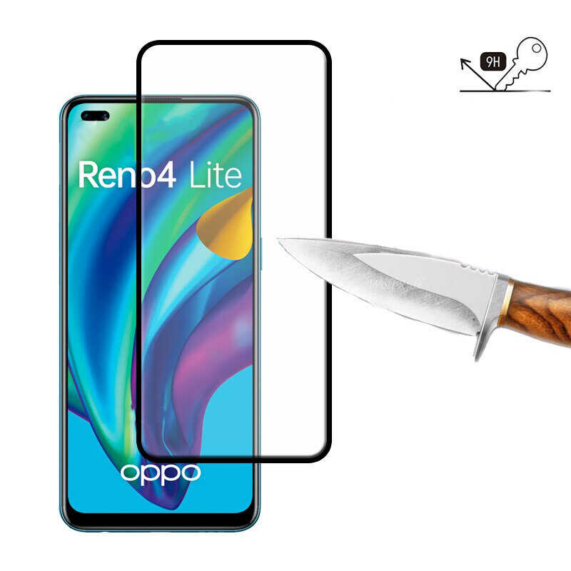 Bal-z Oppo Reno 4 Lite Davin 5D Cam Ekran Koruyucu