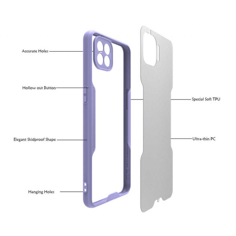 Bal-z Oppo Reno 4 Lite Kılıf  Parfe Kapak