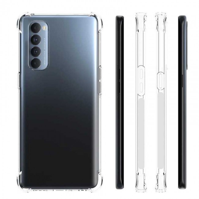 Oppo Reno 4 Pro 4G Kılıf Zore Nitro Anti Shock Silikon Oppo Reno 4 Pro 4G Kılıf Zore Nitro Anti Shock Silikon