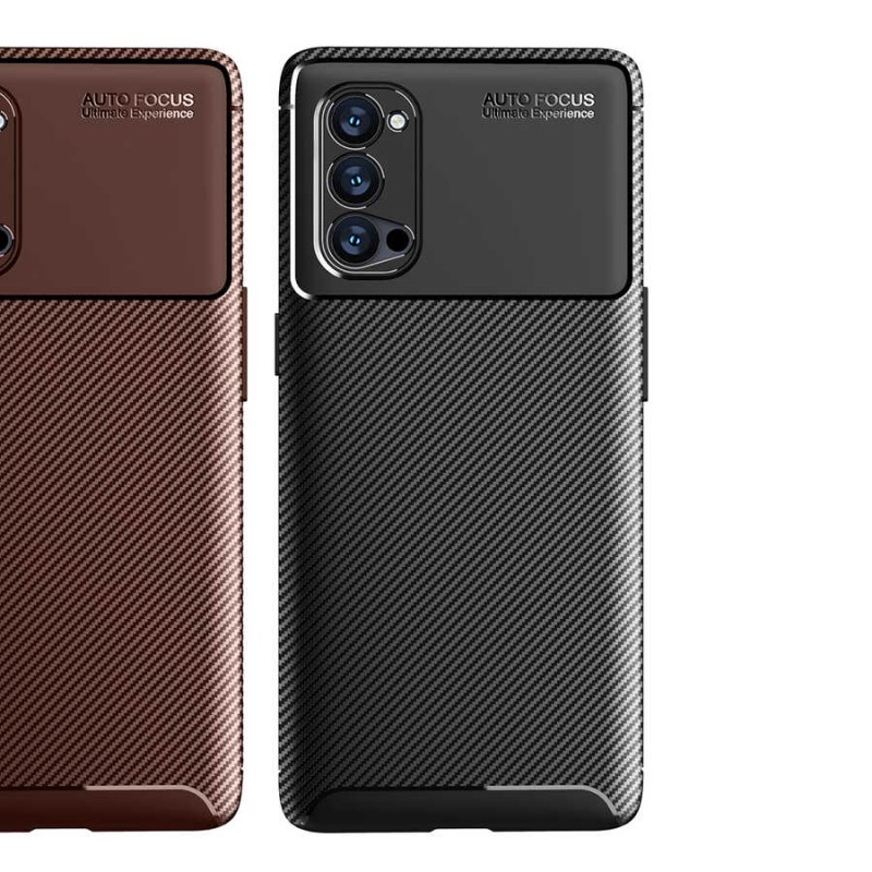 Bal-z Oppo Reno 4 Pro 5G Kılıf  Negro Silikon Kapak