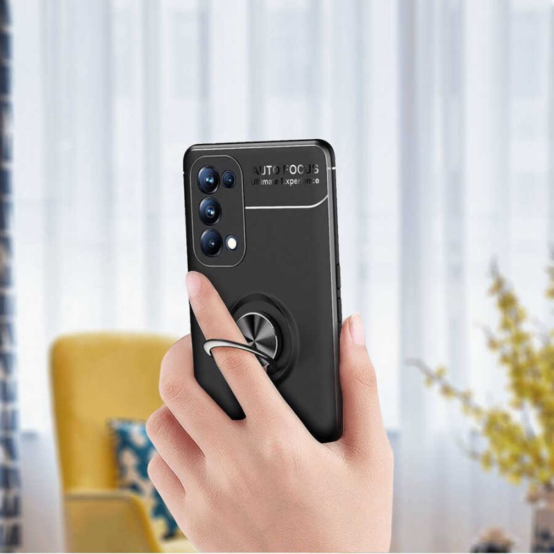 Bal-z Oppo Reno 5 5G Kılıf  Ravel Silikon Kapak