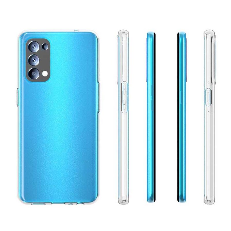 Bal-z Oppo Reno 5 5G Kılıf  Süper Silikon Kapak