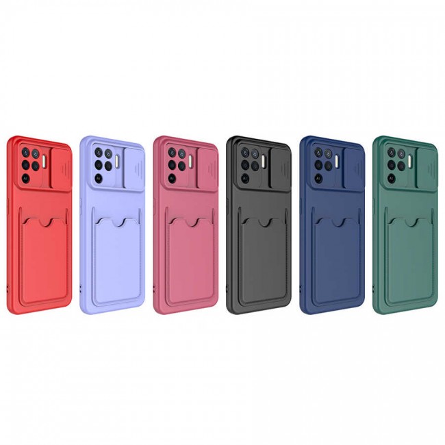Oppo Reno 5 Lite Kılıf Zore Kartix Kapak Oppo Reno 5 Lite Kılıf Zore Kartix Kapak