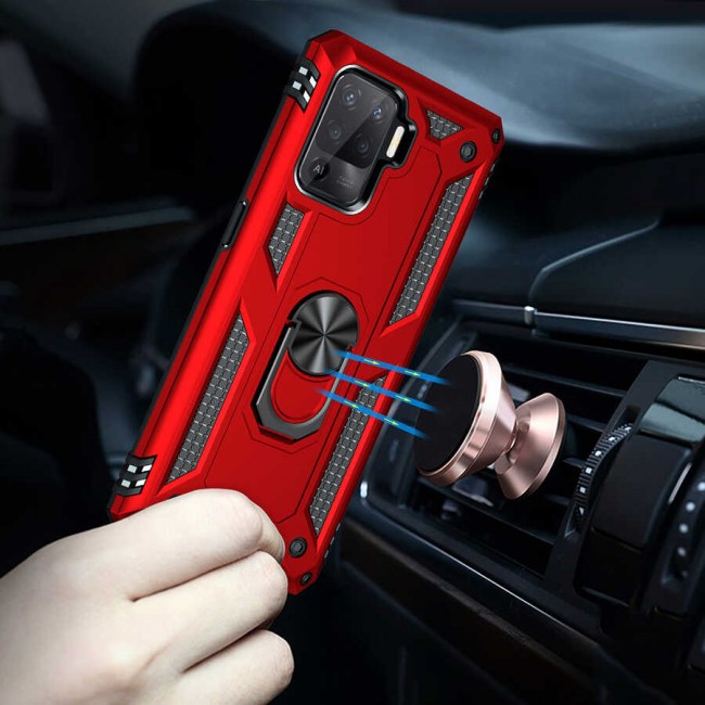 Oppo Reno 5 Lite Kılıf Zore Vega Kapak Oppo Reno 5 Lite Kılıf Zore Vega Kapak