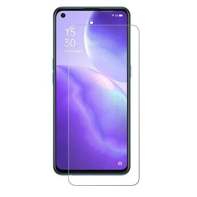 Bal-z Oppo Reno 5 Lite  Maxi Glass Temperli Cam Ekran Koruyucu