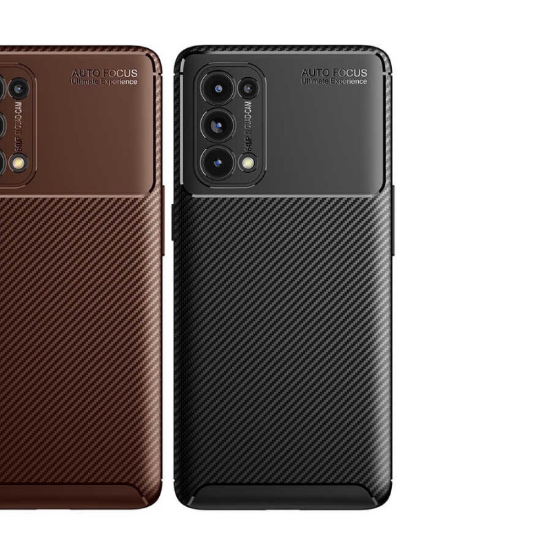 Bal-z Oppo Reno 5 Pro 5G Kılıf  Negro Silikon Kapak