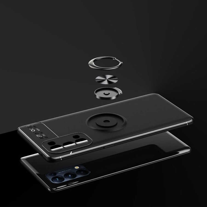 Bal-z Oppo Reno 5 Pro 5G Kılıf  Ravel Silikon Kapak