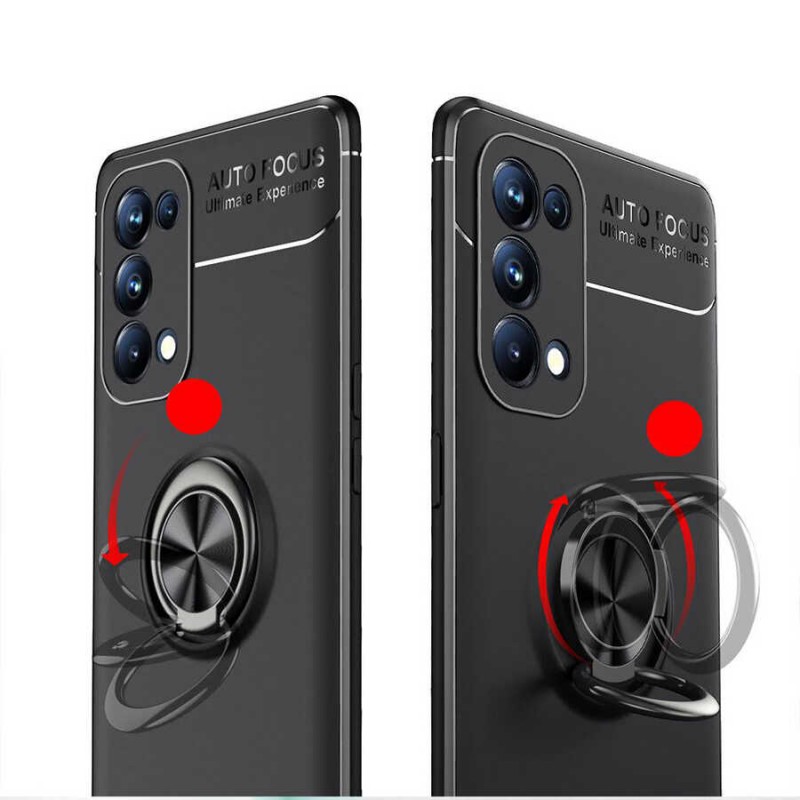 Bal-z Oppo Reno 5 Pro 5G Kılıf  Ravel Silikon Kapak