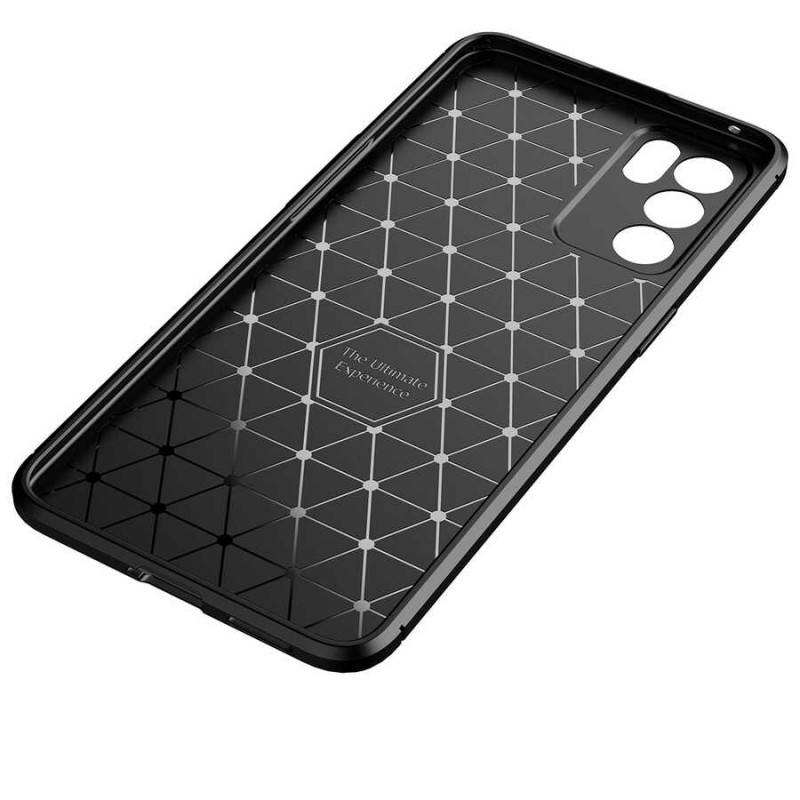 Bal-z Oppo Reno 6 4G Kılıf  Negro Silikon Kapak