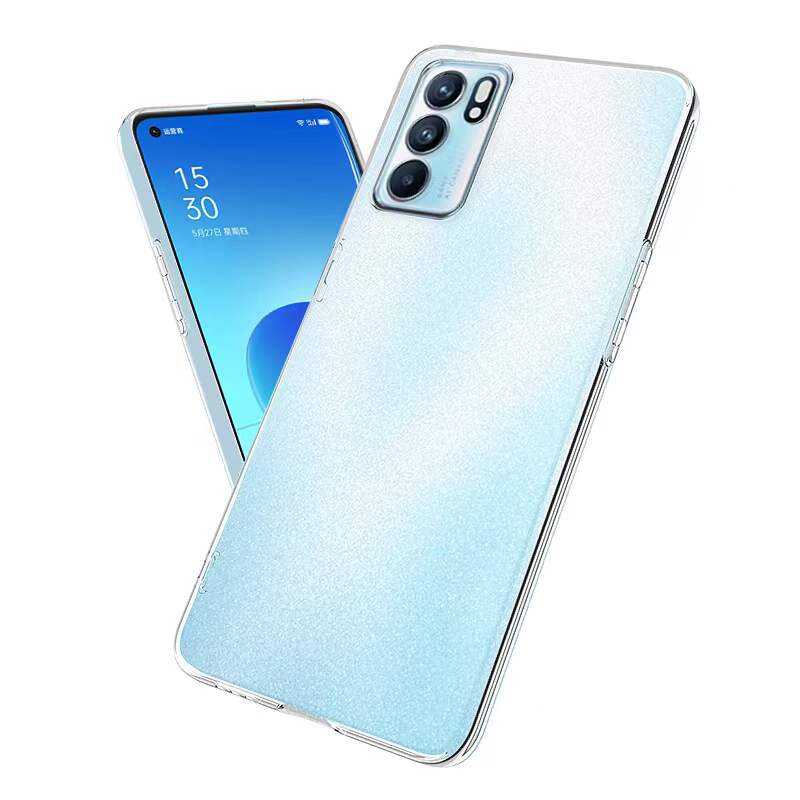 Bal-z Oppo Reno 6 4G Kılıf  Süper Silikon Kapak