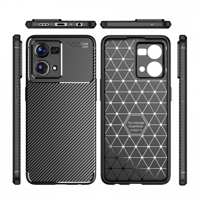 Oppo Reno 7 4G Kılıf Zore Negro Silikon Kapak Oppo Reno 7 4G Kılıf Zore Negro Silikon Kapak