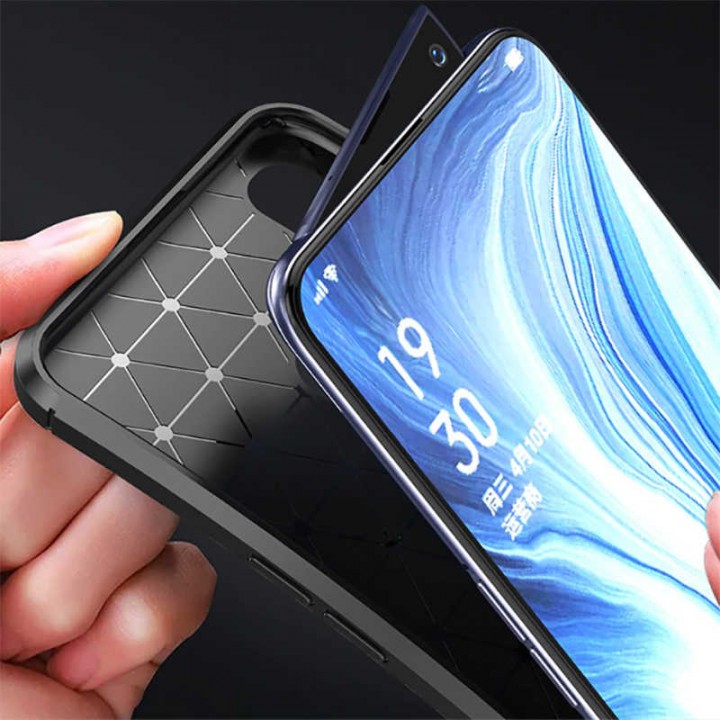 Oppo Reno Kılıf Zore Negro Silikon Kapak