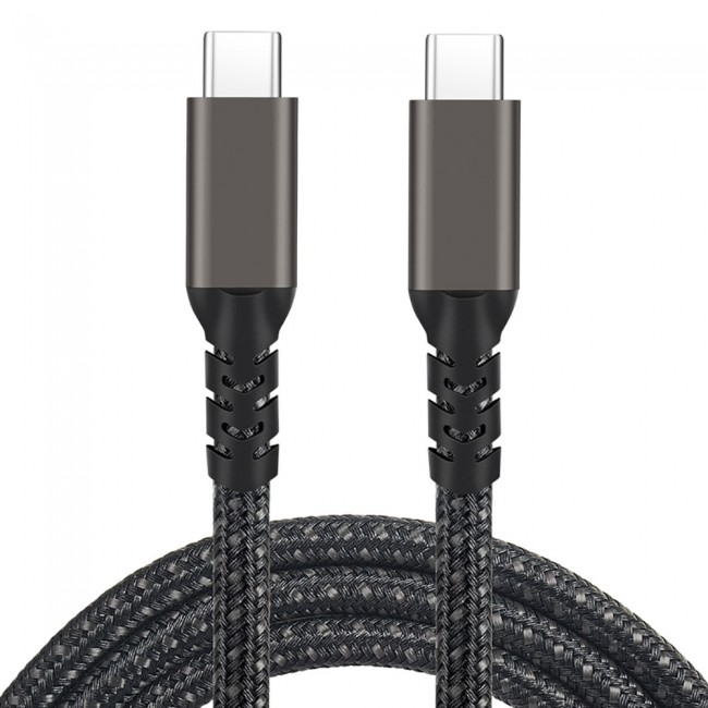 Qgeem 2.Jenerasyon Type-C to Type-C USB3.2 PD Data Kablosu 100W 20Gbps 4K@60Hz 0.2 Metre Qgeem 2.Jenerasyon Type-C to Type-C USB3.2 PD Data Kablosu 100W 20Gbps 4K@60Hz 0.2 Metre
