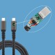 Qgeem 2.Jenerasyon Type-C to Type-C USB3.2 PD Data Kablosu 100W 20Gbps 4K@60Hz 1 Metre Qgeem 2.Jenerasyon Type-C to Type-C USB3.2 PD Data Kablosu 100W 20Gbps 4K@60Hz 1 Metre