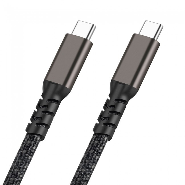 Qgeem 2.Jenerasyon Type-C to Type-C USB3.2 PD Data Kablosu 100W 20Gbps 4K@60Hz 2 Metre Qgeem 2.Jenerasyon Type-C to Type-C USB3.2 PD Data Kablosu 100W 20Gbps 4K@60Hz 2 Metre