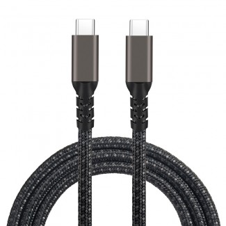 Qgeem 2.Jenerasyon Type-C to Type-C USB3.2 PD Data Kablosu 100W 20Gbps 4K@60Hz 2 Metre Qgeem 2.Jenerasyon Type-C to Type-C USB3.2 PD Data Kablosu 100W 20Gbps 4K@60Hz 2 Metre