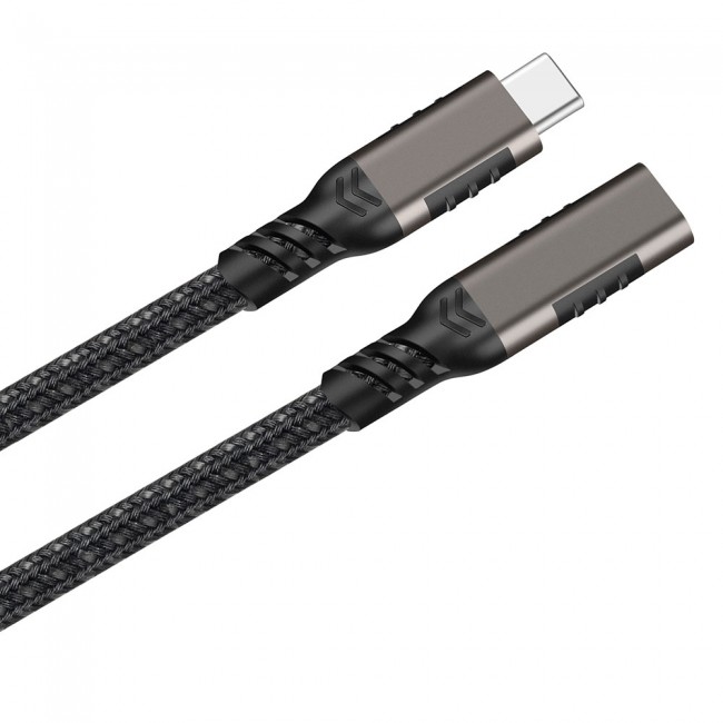 Qgeem Extension USB3.2 Type-C PD Uzatma Kablosu 100W 20Gbps 4K@60Hz 1.5 Metre Qgeem Extension USB3.2 Type-C PD Uzatma Kablosu 100W 20Gbps 4K@60Hz 1.5 Metre