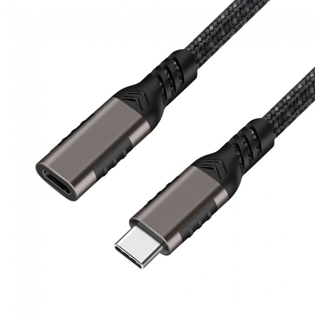 Qgeem Extension USB3.2 Type-C PD Uzatma Kablosu 100W 20Gbps 4K@60Hz 1.5 Metre Qgeem Extension USB3.2 Type-C PD Uzatma Kablosu 100W 20Gbps 4K@60Hz 1.5 Metre
