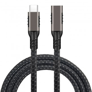 Qgeem Extension USB3.2 Type-C PD Uzatma Kablosu 100W 20Gbps 4K@60Hz 2 Metre Qgeem Extension USB3.2 Type-C PD Uzatma Kablosu 100W 20Gbps 4K@60Hz 2 Metre