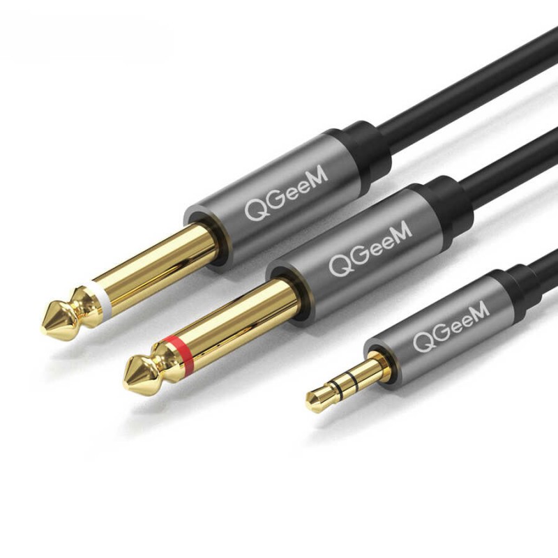 Bal-z Qgeem QG-AU01 3.5mm To 6.35mm Aux Audio Kablo 1M