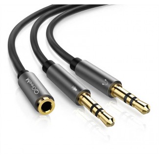 Qgeem QG-AU06 3.5mm Çoğaltıcı Audio Kablo Qgeem QG-AU06 3.5mm Çoğaltıcı Audio Kablo