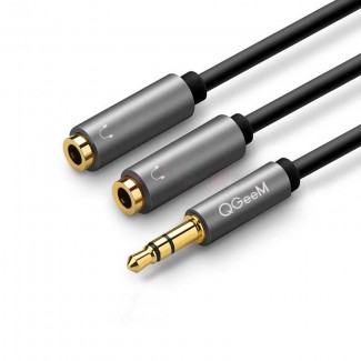 Qgeem QG-AU08 3.5mm Çoğaltıcı Audio Kablo Qgeem QG-AU08 3.5mm Çoğaltıcı Audio Kablo