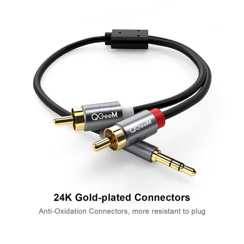 Bal-z Qgeem QG-AU09 3.5mm To RCA Aux Audio Kablo 5M