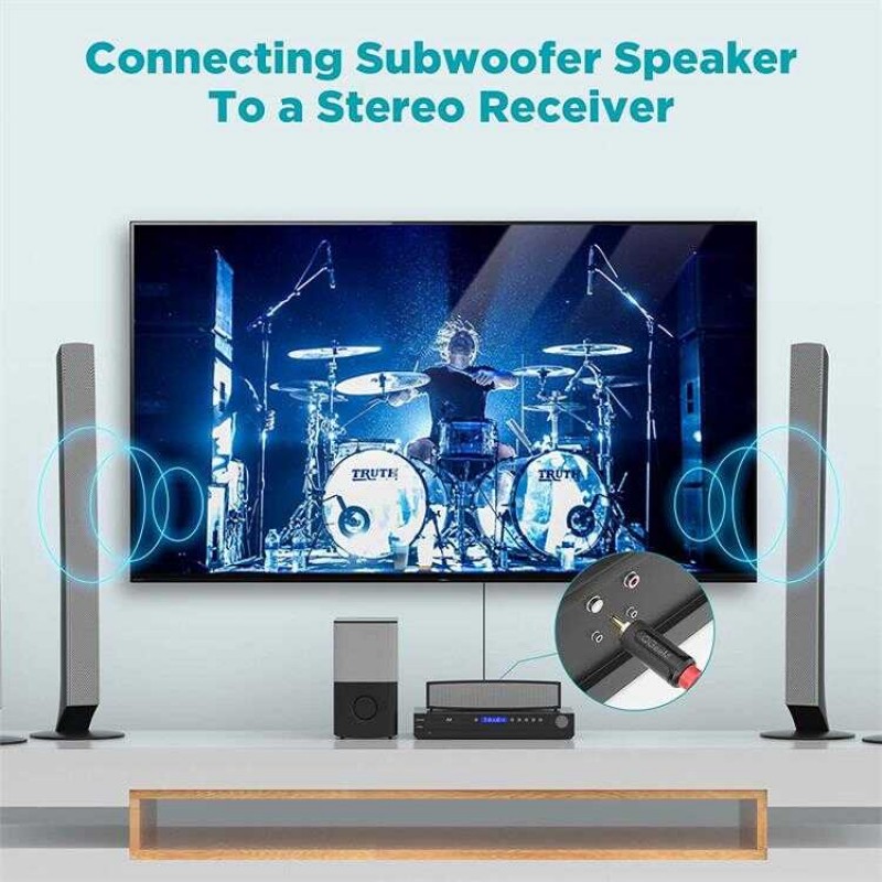 Bal-z Qgeem QG-AU11 RCA Aux Audio Kablo 1.83M