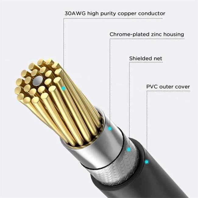 Qgeem QG-AU11 RCA Aux Audio Kablo 1.83M Qgeem QG-AU11 RCA Aux Audio Kablo 1.83M