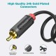 Qgeem QG-AU11 RCA Aux Audio Kablo 3.05M Qgeem QG-AU11 RCA Aux Audio Kablo 3.05M