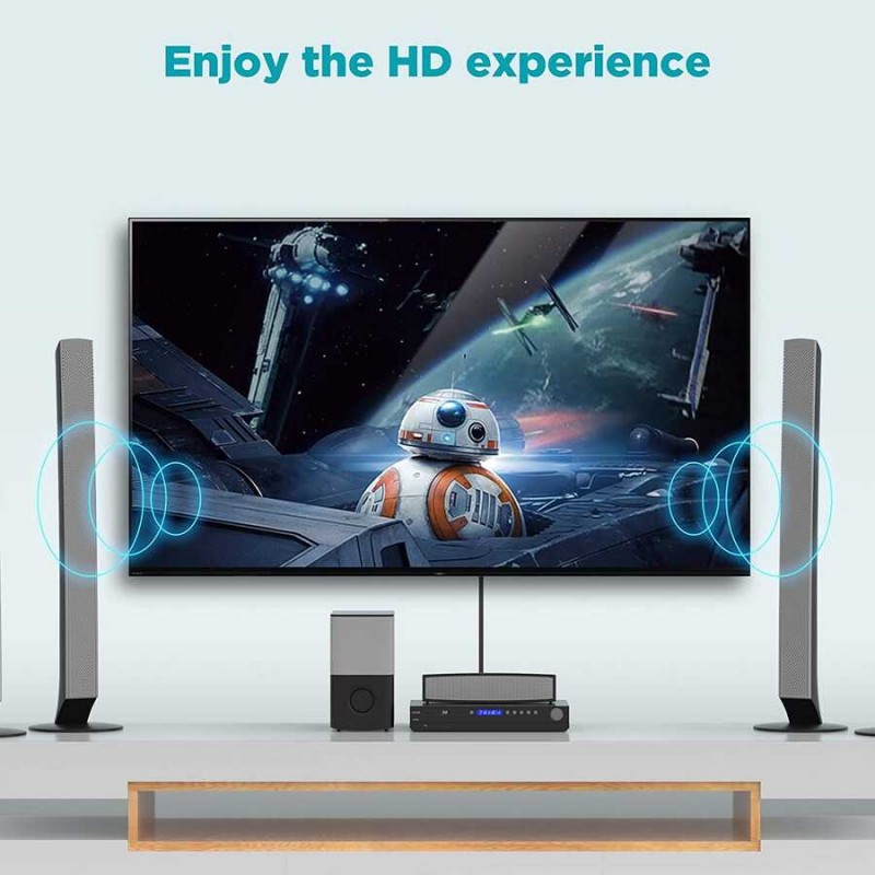 Bal-z Qgeem QG-AU13 RCA Aux Audio Kablo 1.83M