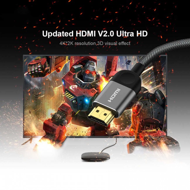 Qgeem QG-AV14 HDMI Kablo 1M Qgeem QG-AV14 HDMI Kablo 1M